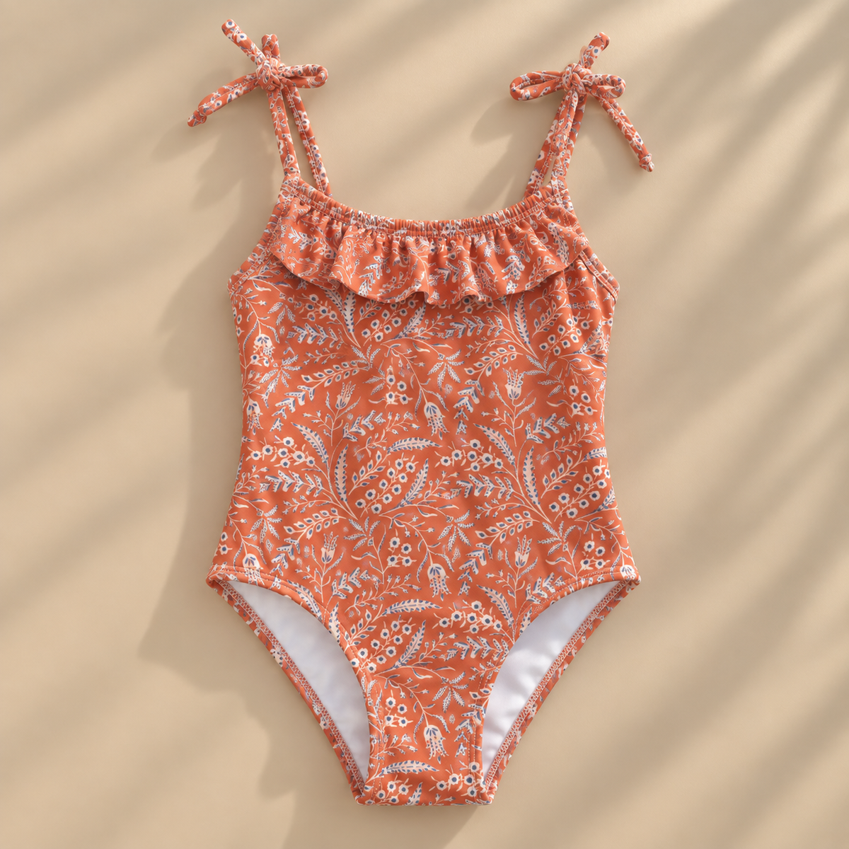 Traje de baño selva naranja