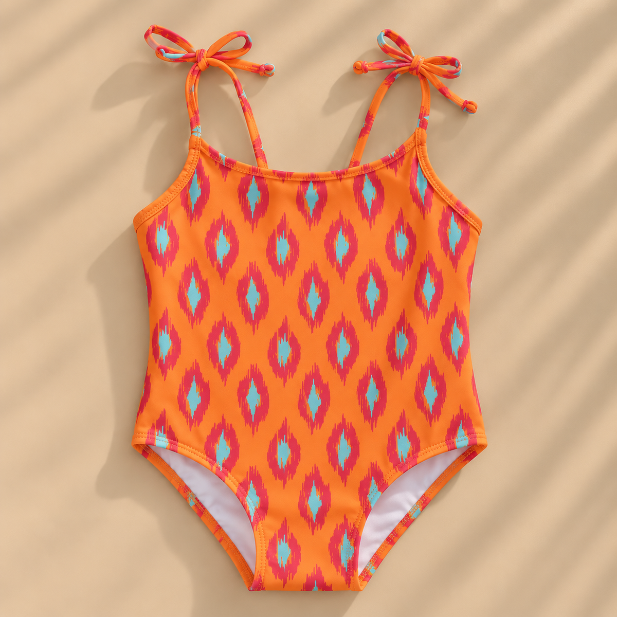 Traje de baño naranja fosfo