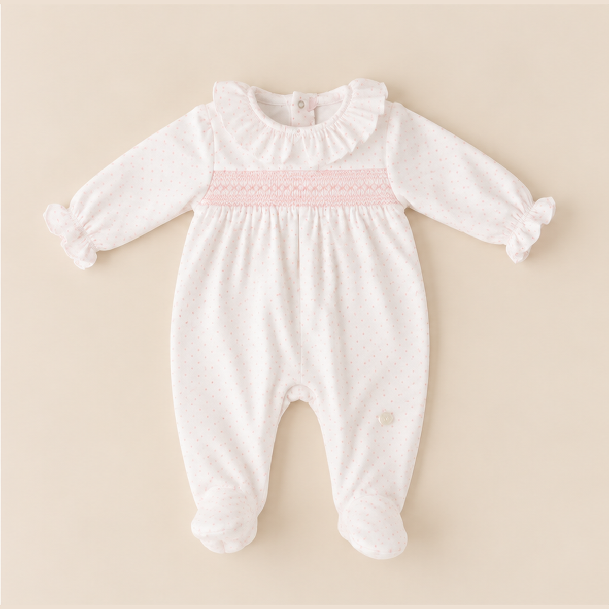 Pijama nido de abeja niña